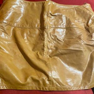Leather skirt